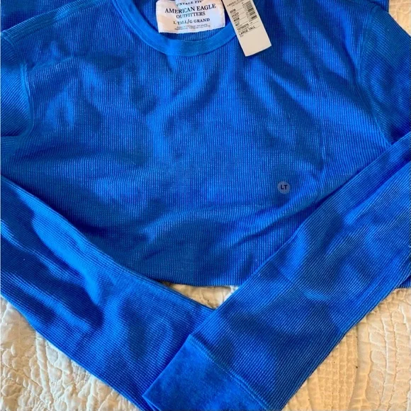 American Eagle Outfitters Vintage Fit Blue Shirt - Picture 1 of 3